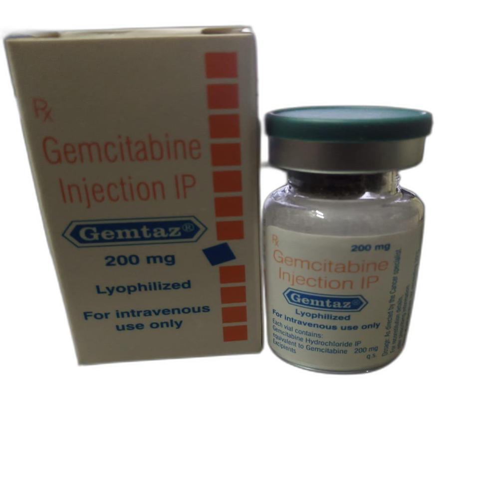 Gemtaz 200 mg Injection, Gemcitabine Anti-Cancer Oncology Injection