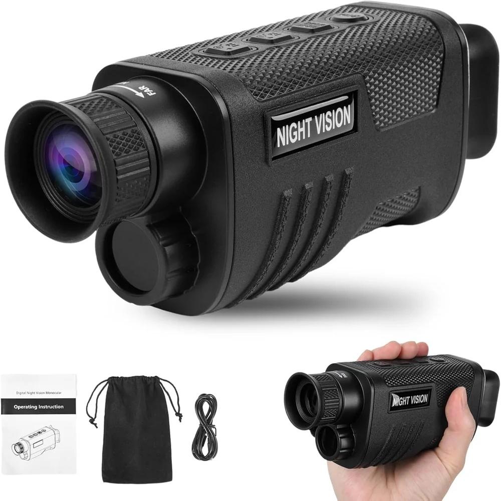 True Sense LG64 HD 1080P Infrared Night Vision Monocular 8x Zoom 300m Viewing, LG64