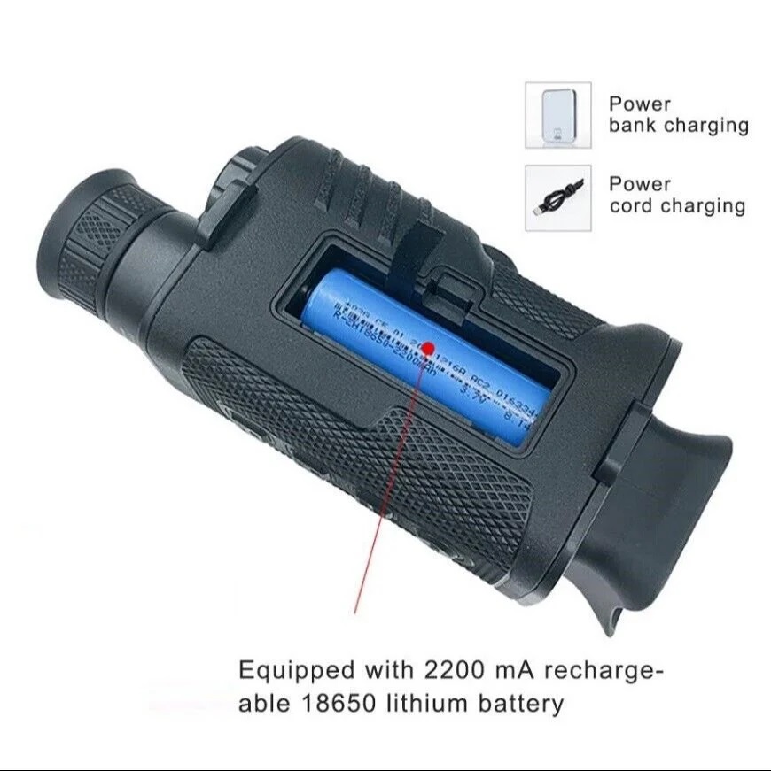 True Sense LG64 HD 1080P Infrared Night Vision Monocular 8x Zoom 300m Viewing, LG64