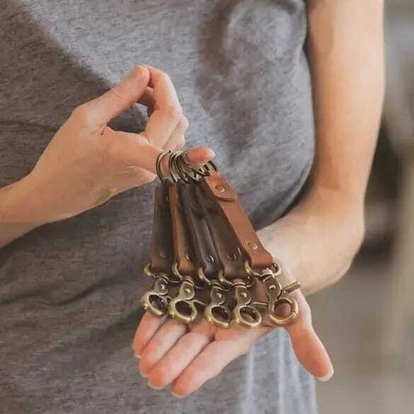 Leather Keychains