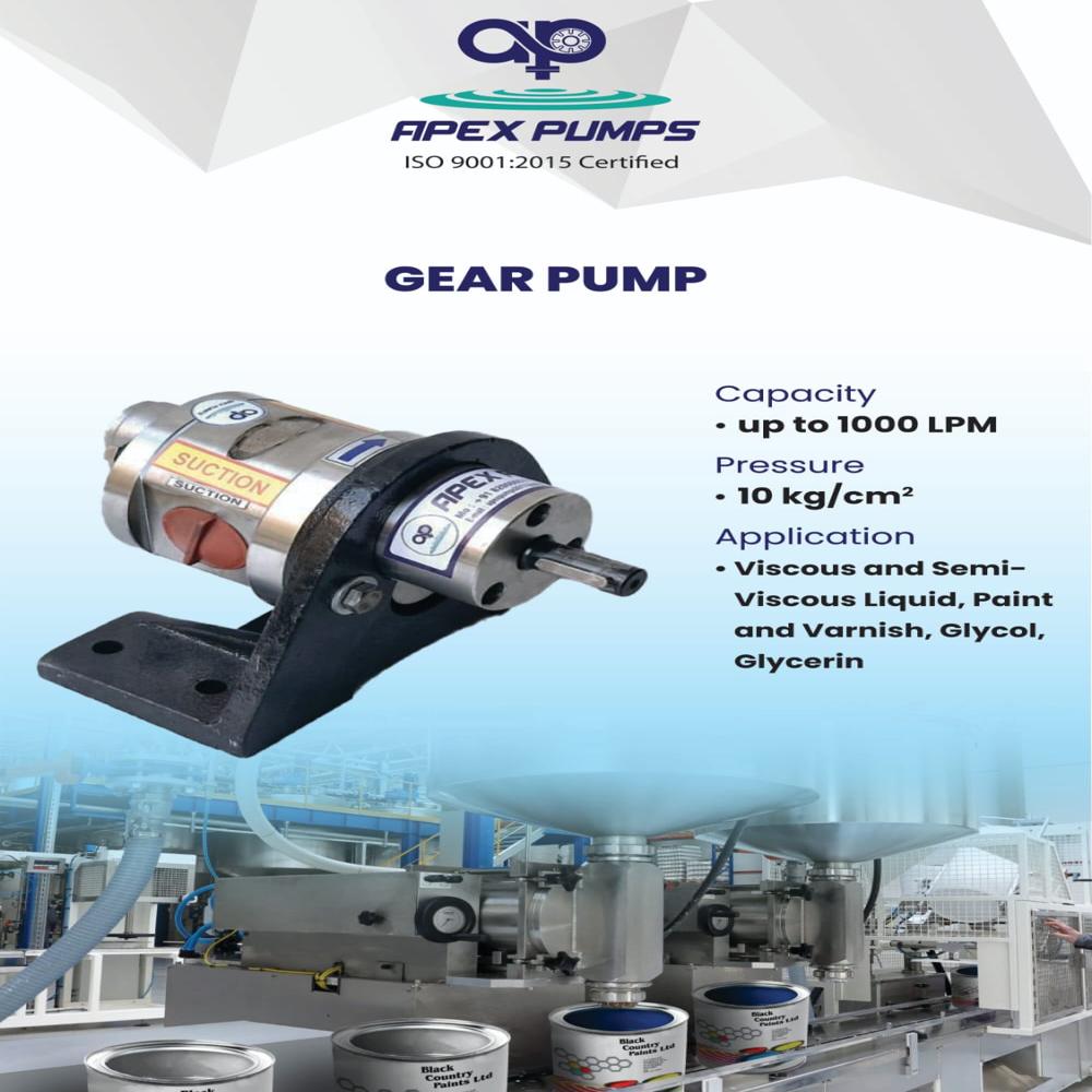 Bare Shaft Gear Pumps
