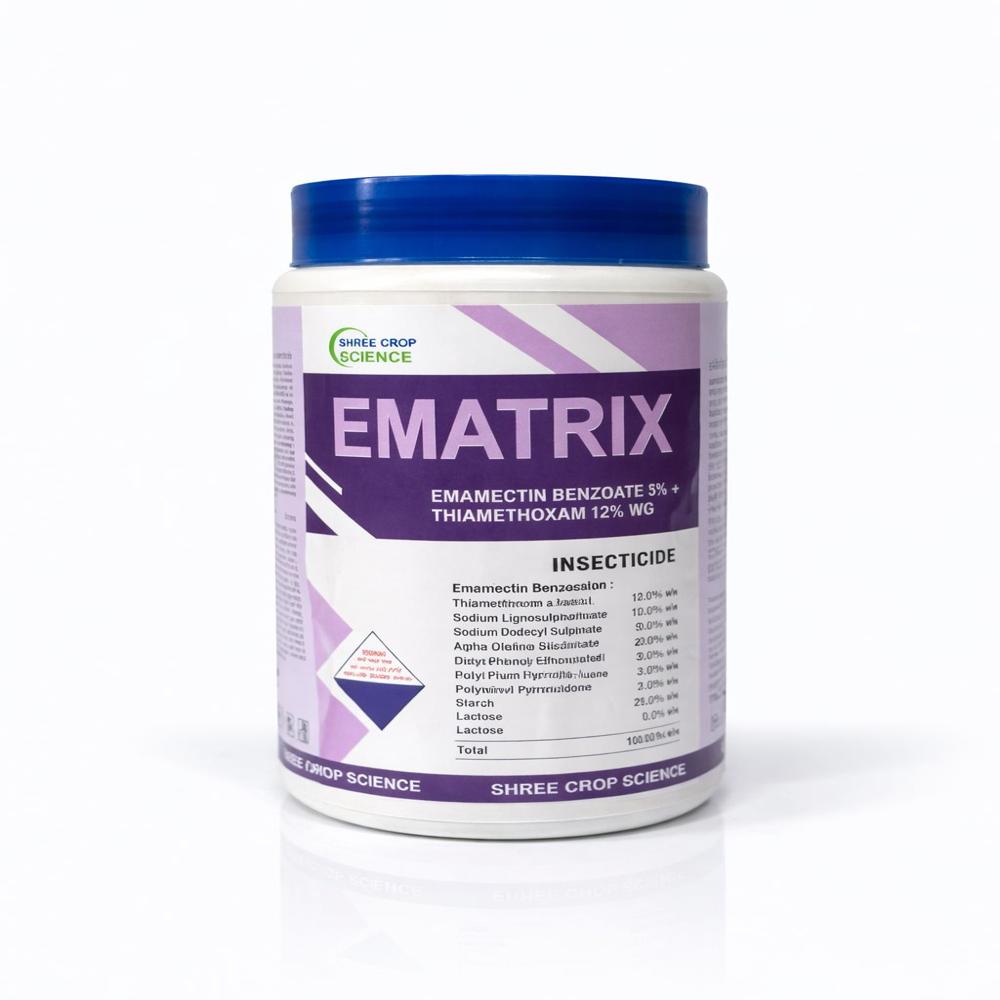 EMATRIX	- Emamectin 3% + Thiomethaxam 12% WG (250 gm)