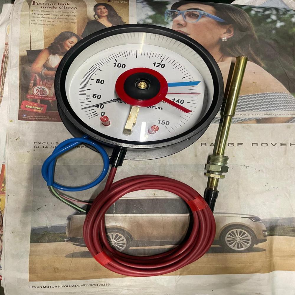 Vapour Pressure Thermometer - Material: Brass Bulb & Stem