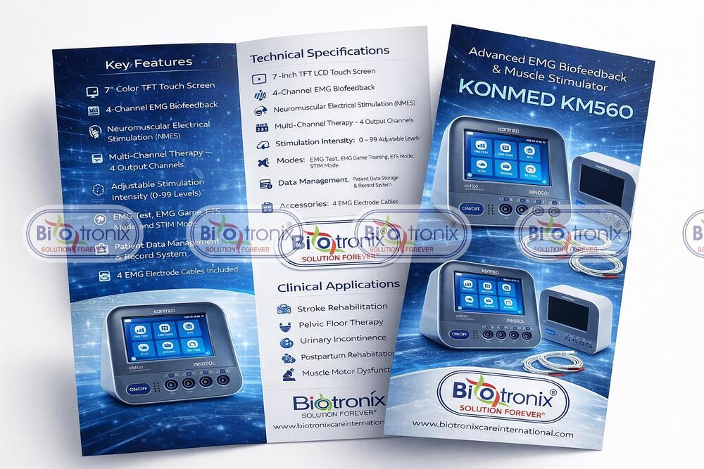 Konmed KM-560 4 Channel EMG Biofeedback System for Physiotherapy Clinics