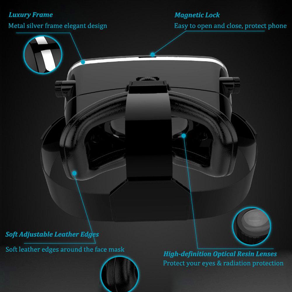 Vr Box Pro Virtual Reality 3d Glasses Headset - Size: 1