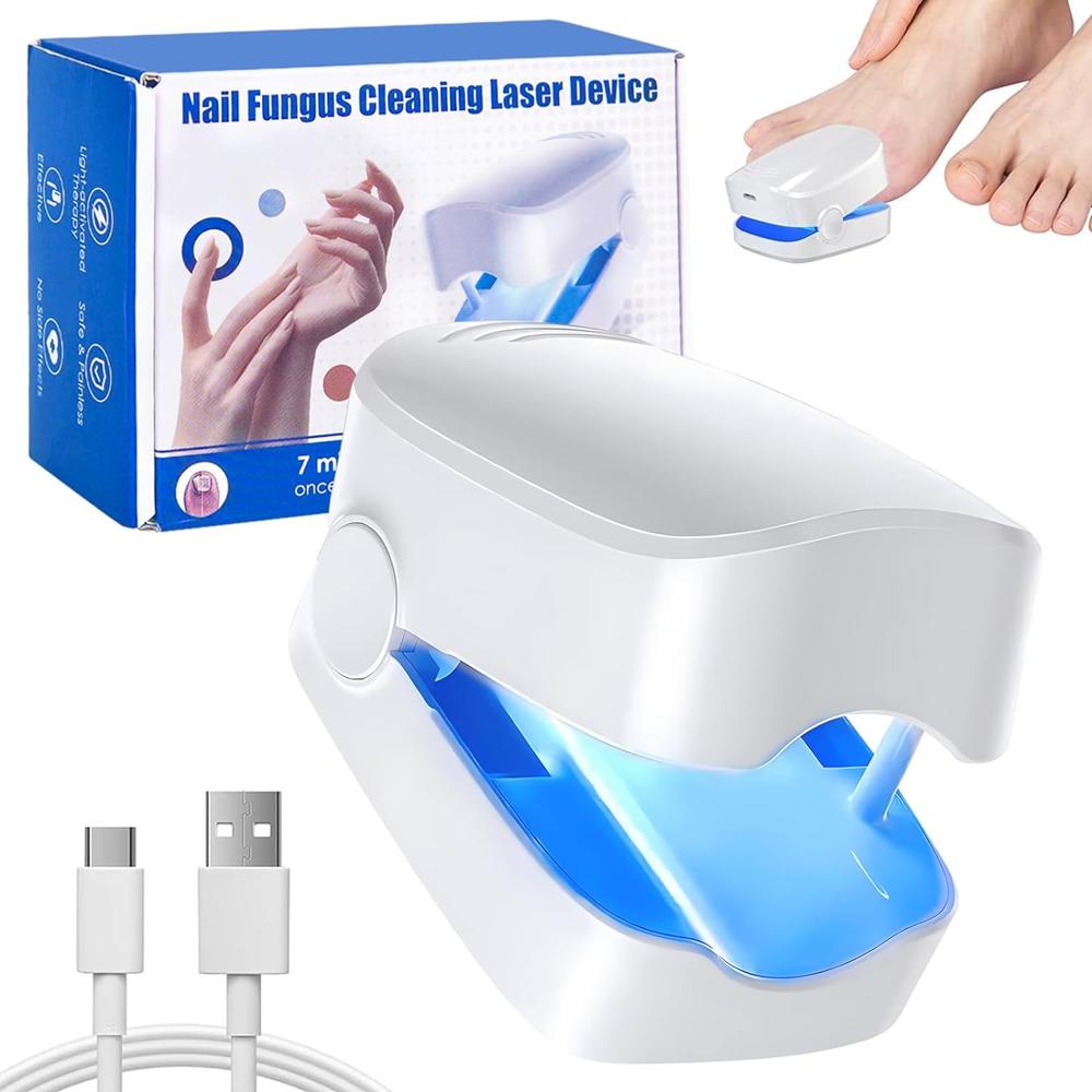 Rechargeable Nail Fungus Laser Anti Fungal Device Toenails, Hands, Feet (Home Use) - Size: 1