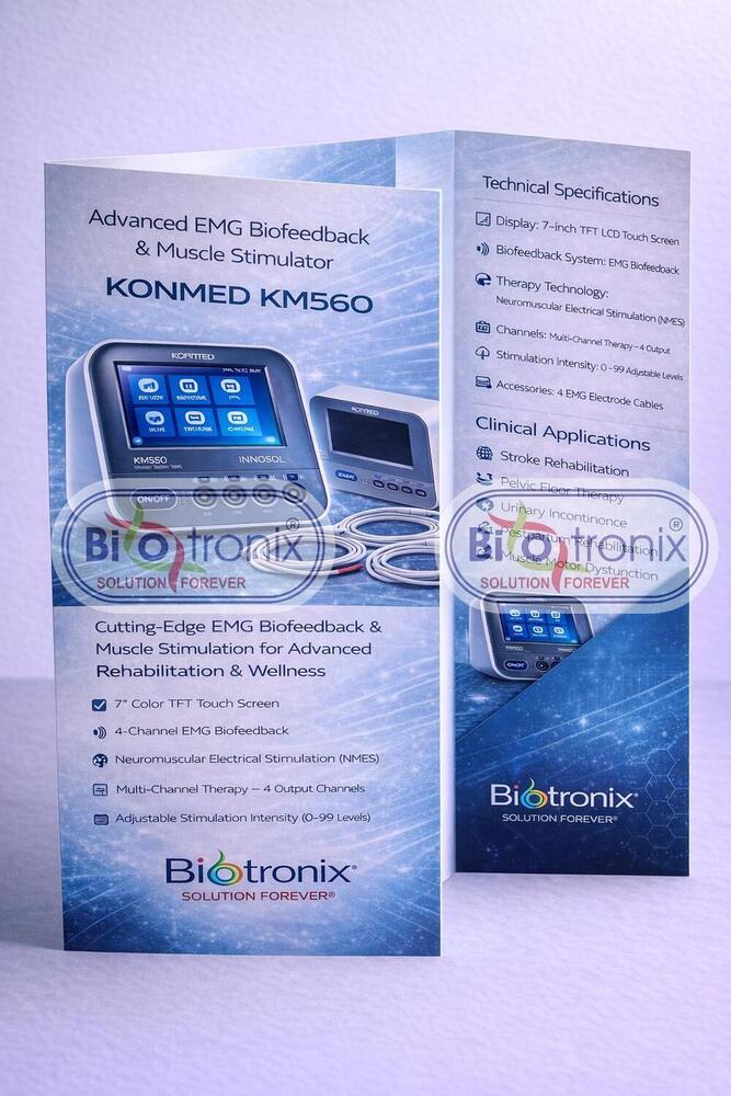 Konmed KM-560 4 Channel Muscle Stimulator with Biofeedback Therapy