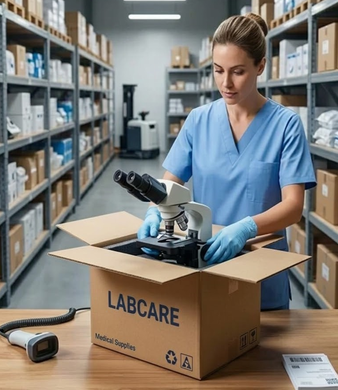 X-4 Research Trinocular Microscope, For Laboratory, Halogen