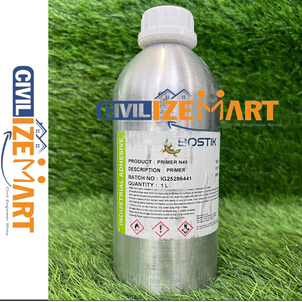 Bostik Primer N49 Waterproofing Coating - Application: Concrete Brick / Masonry
