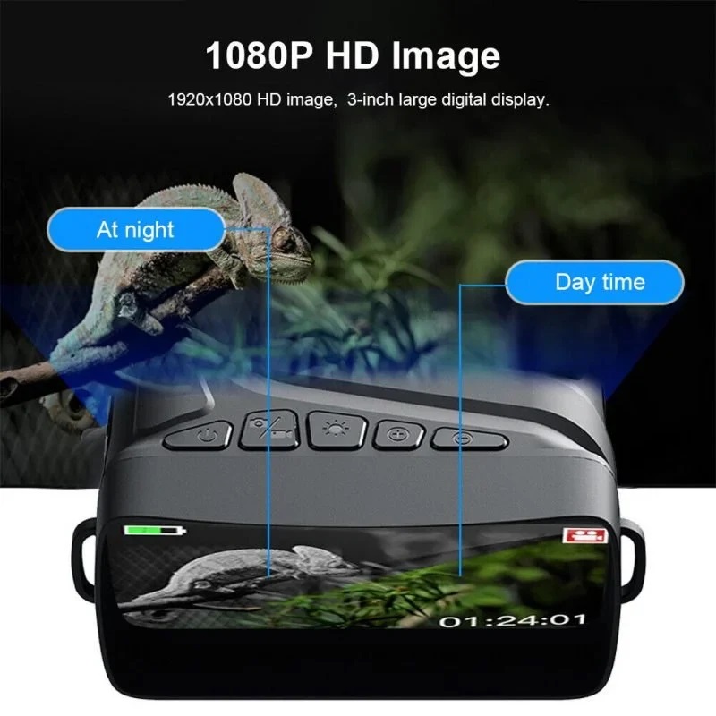 True Sense Night Vision Binoculars R12 Device Infrared 5x Digital Hunting Telescope Outdoor, R12