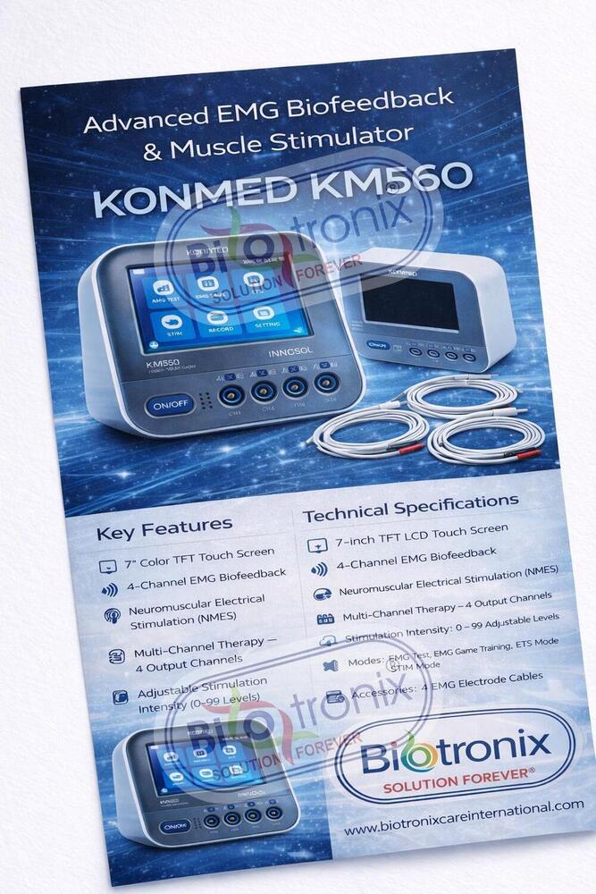 Konmed KM-560 Clinical Physiotherapy Device with EMG Feedback System