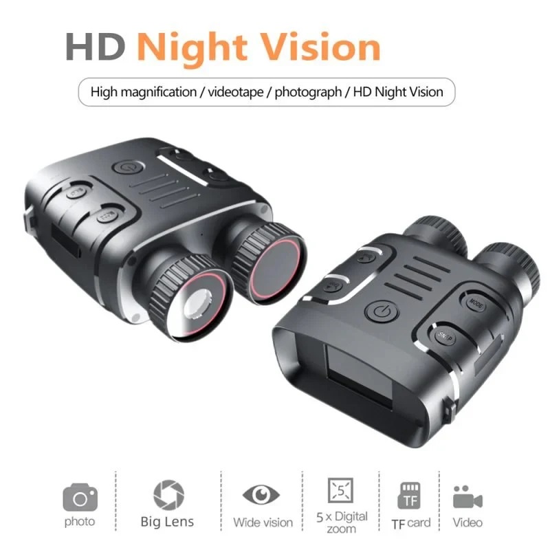 True Sense Night Vision Goggles R18 Digital Binoculars 2.4'' 1080p Photo & Video Infrared, R18