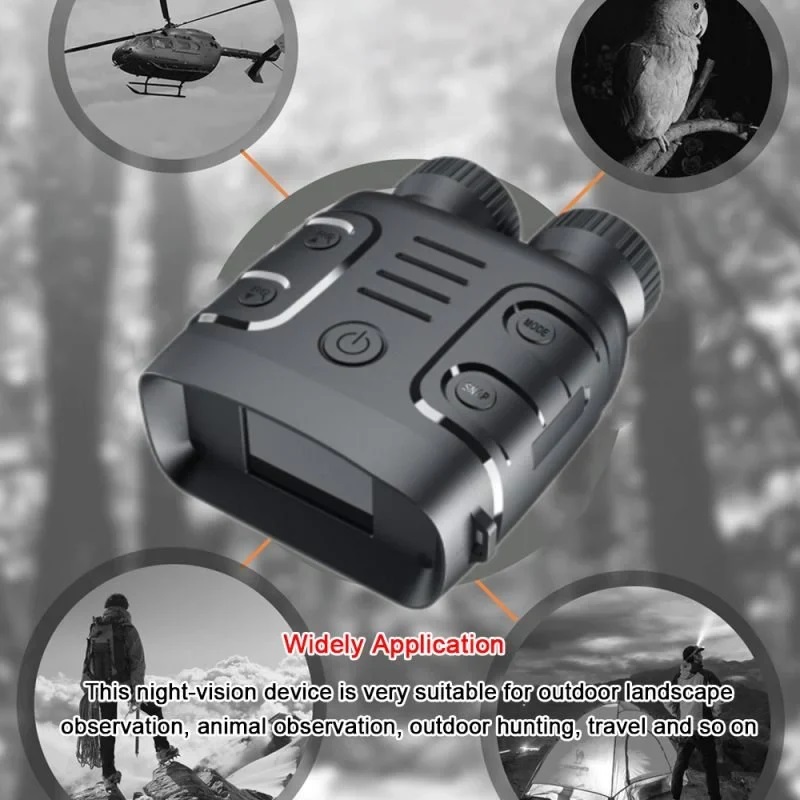 True Sense Night Vision Goggles R18 Digital Binoculars 2.4'' 1080p Photo & Video Infrared, R18