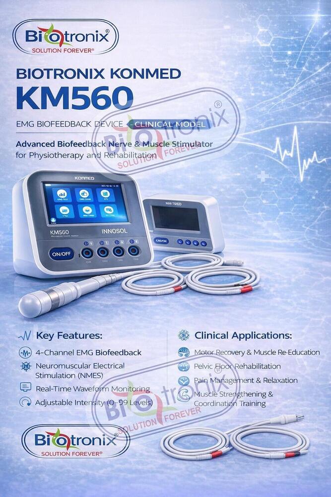 Konmed KM-560 Digital Biofeedback Machine for Physiotherapy Treatment