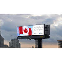 Outdoor Led Screen - Aluminum/steel Cabinet, Modular Size, Full Rgb, 1920hz, Ip65+ Protection, 16-bit Grayscale