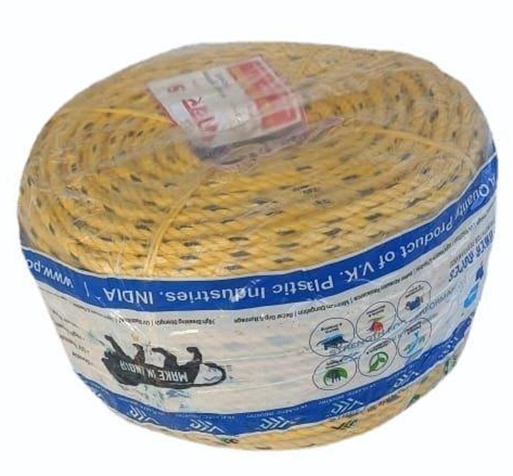 8mm Yellow Polypropylene Ropes