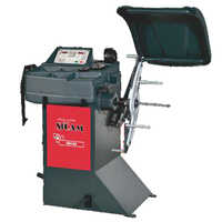 Sbm 60 Bike Wheel Balancer - Steel Body, 1150x700x950 Mm, Led Digital Display, 1 G Precision, Quick-release Flange