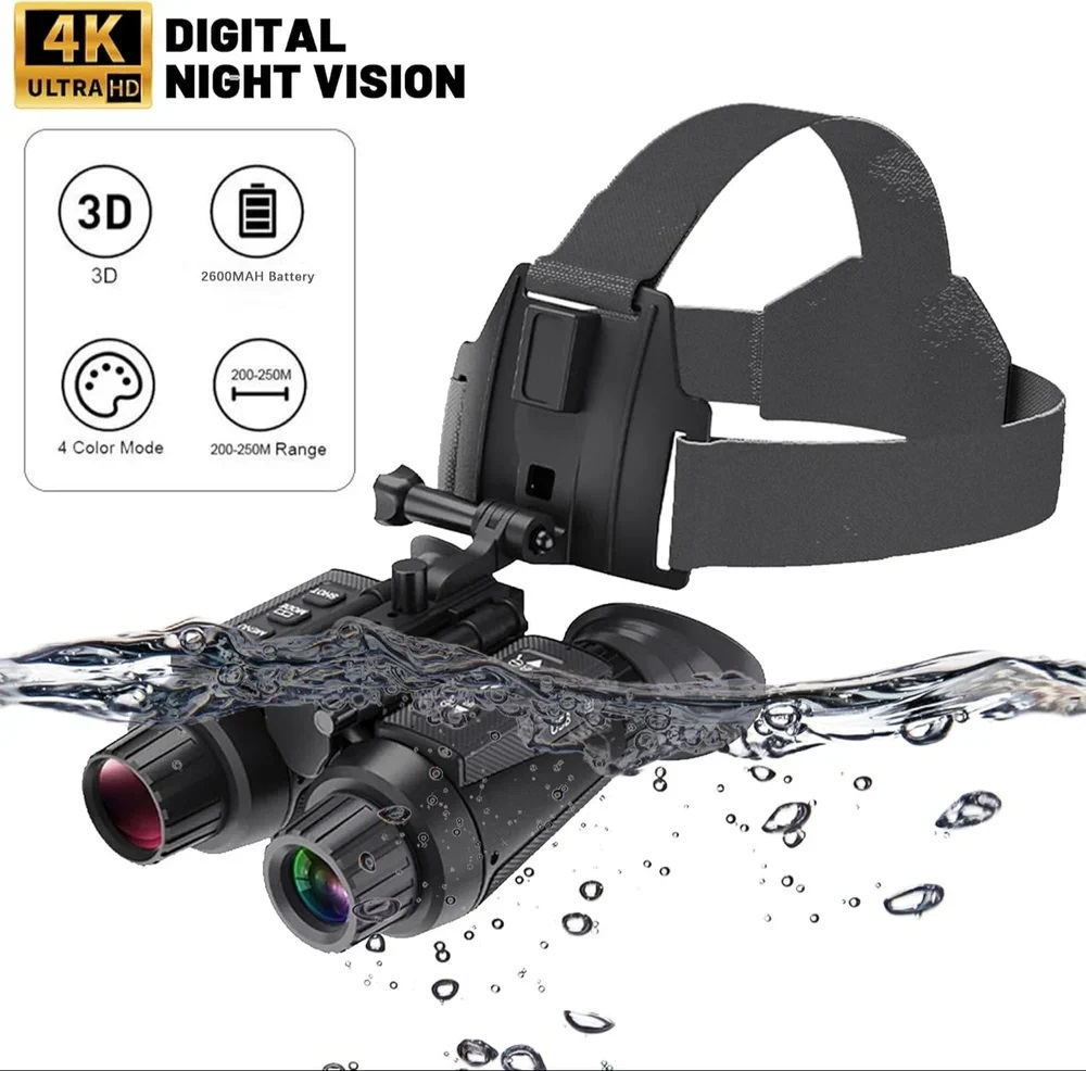 True Sense NV8300 Night Vision Goggles Head - Mounted, 3D Visual Night Vision Binoculars, NV8300