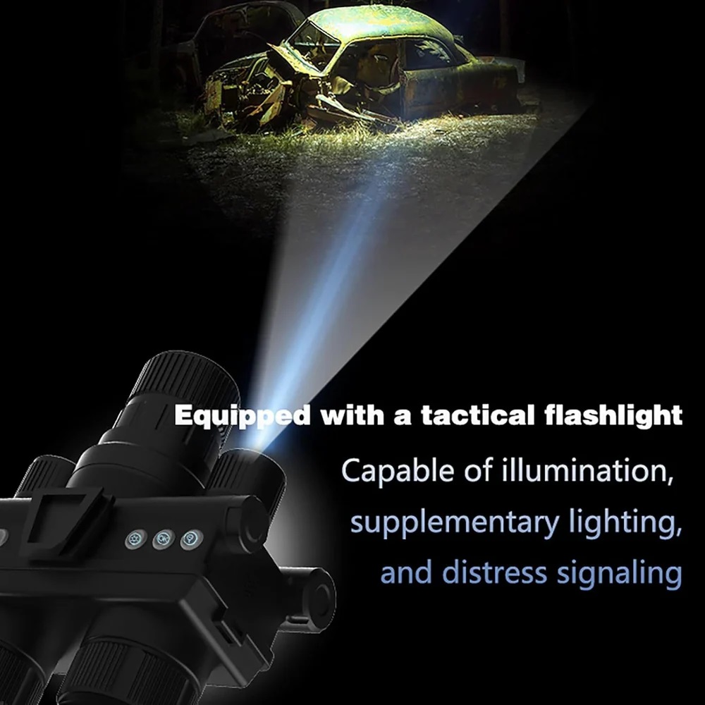 True Sense Night Vision Goggles New Round Screen NVZ9157, 32GB TF Card, NVZ9157