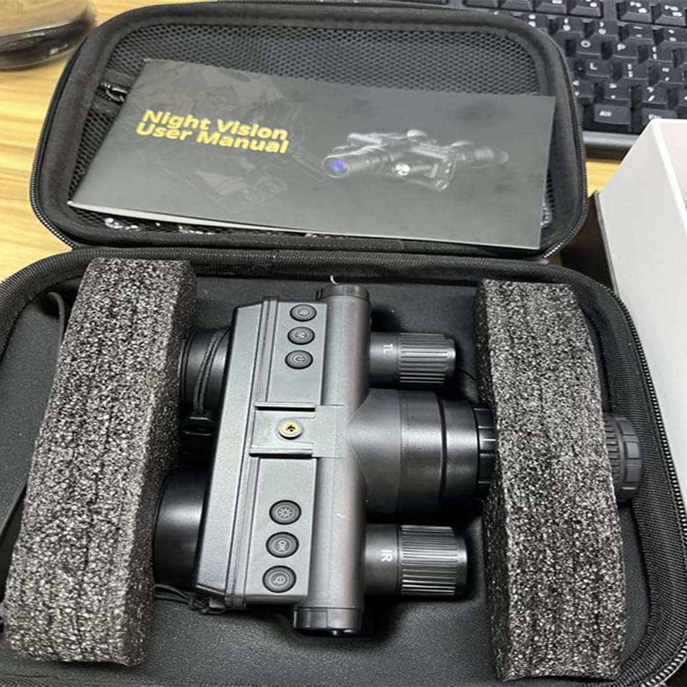 True Sense Night Vision Goggles New Round Screen NVZ9157, 32GB TF Card, NVZ9157