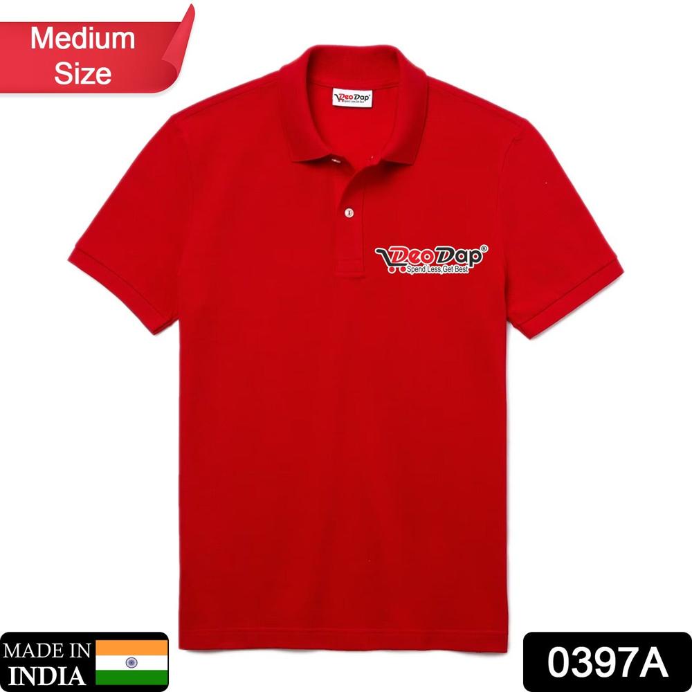 Deodap T Shirt Soft, Premium T Shirt Deodap Uniform T Shirt (1 Pc ) - Color: Red