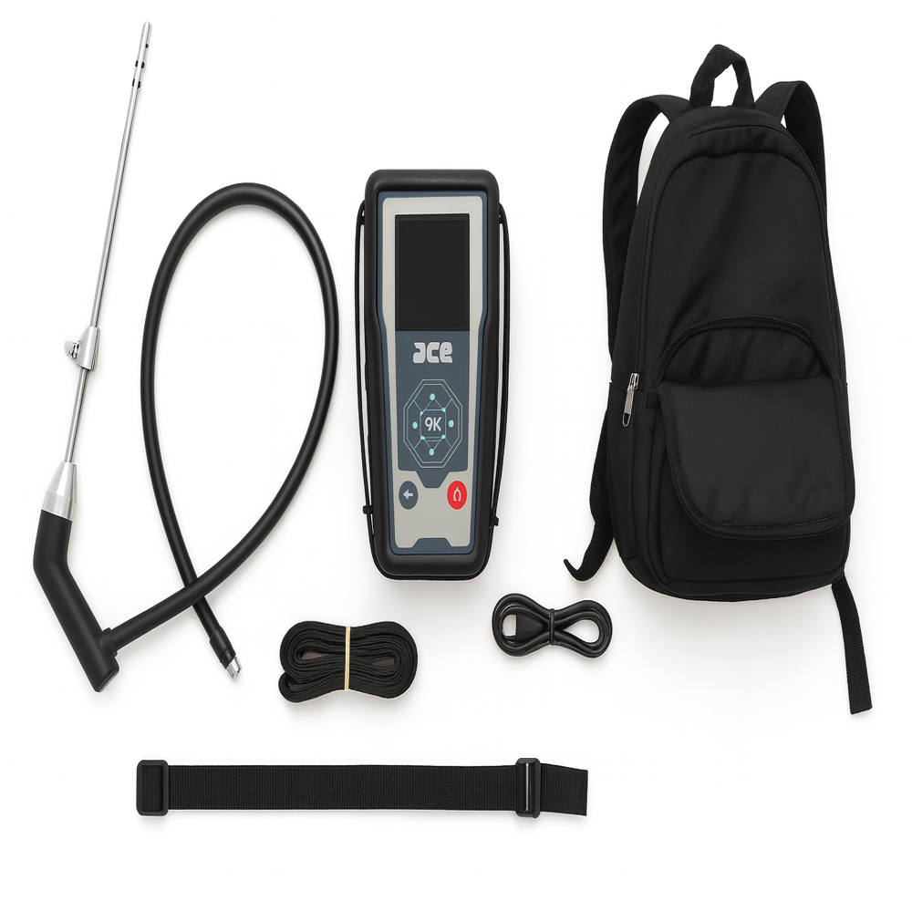 Portable Stack Gas Analyzer - Color: Grey