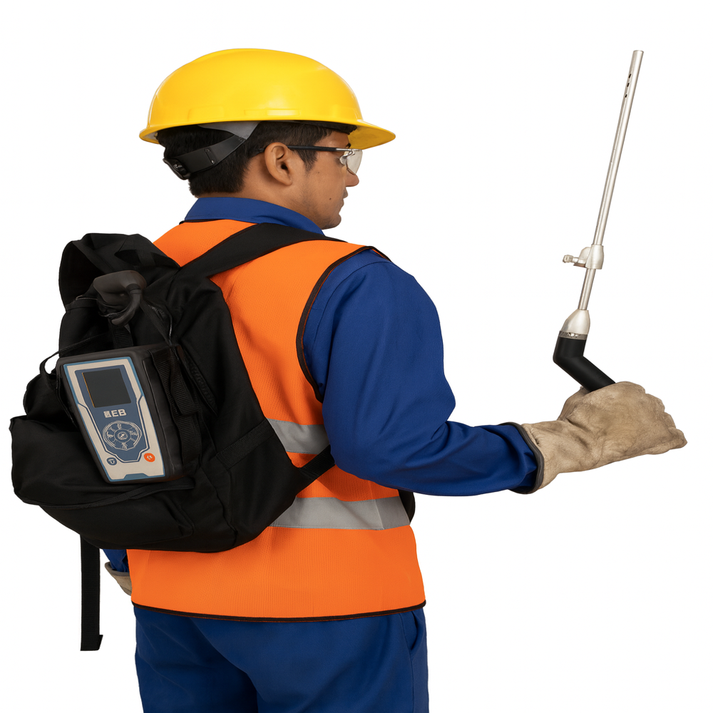 Portable Stack Gas Analyzer - Color: Grey