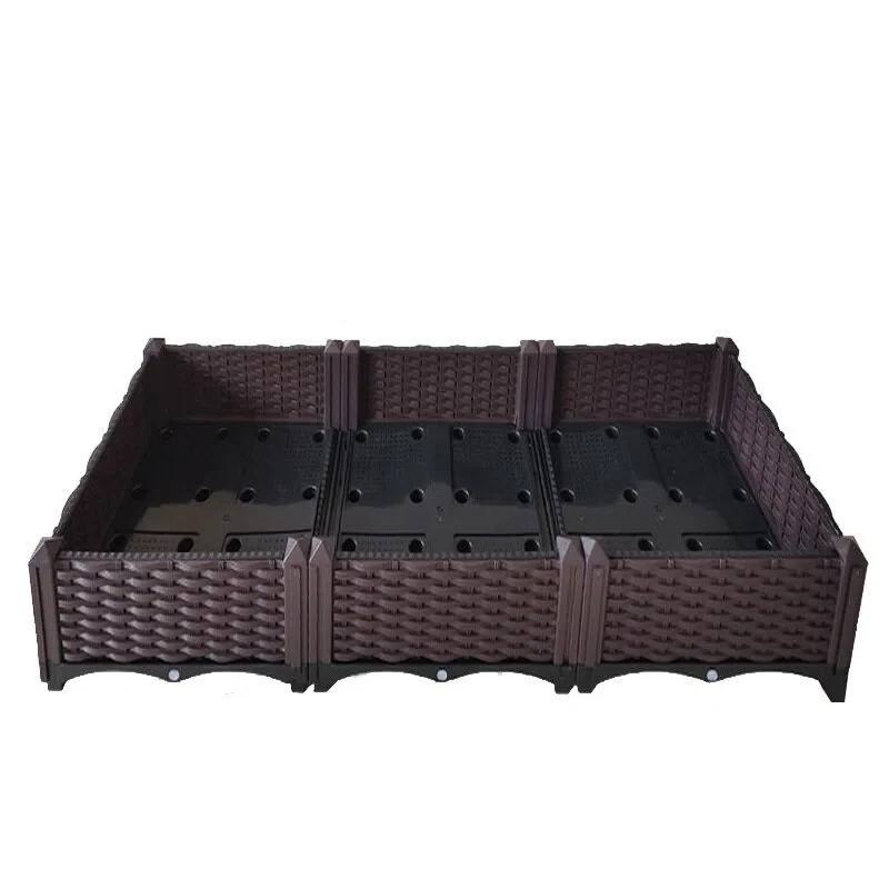 Plastic Large Flower Pot Outdoor Planter Box