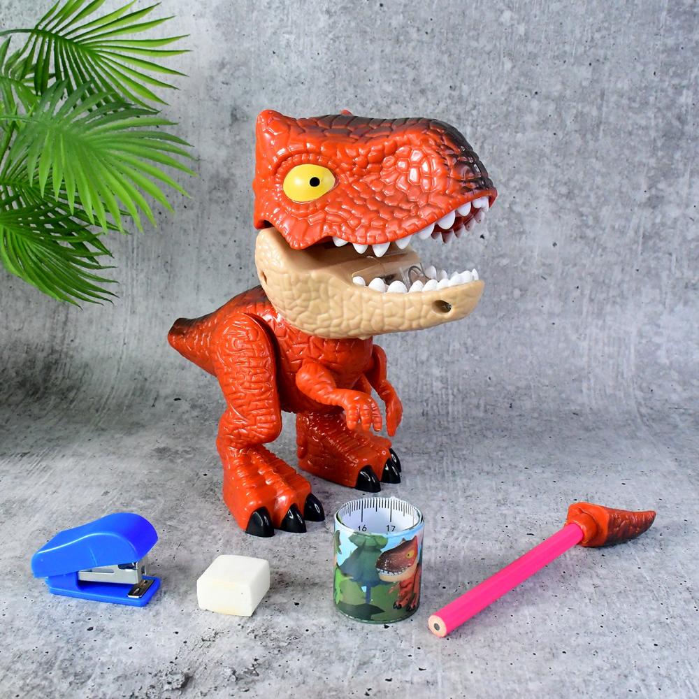 Dinosaur Shaped Stationery Gift Set For Kids Set (Mix Design) - Color: Mix