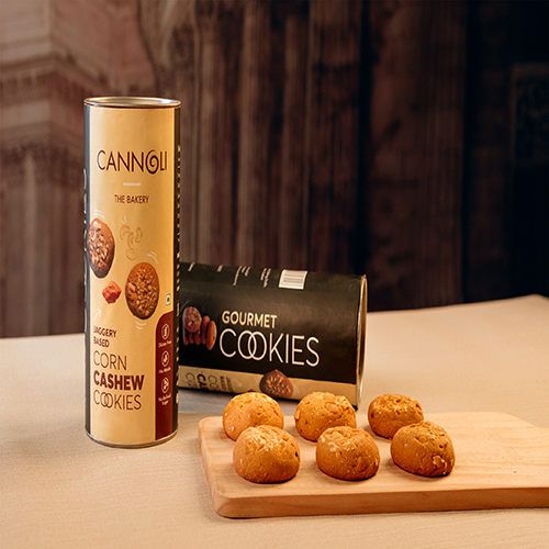 Corn Cashew Cookies