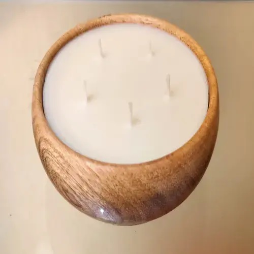 Multi-Wick Wooden URLI Candles 