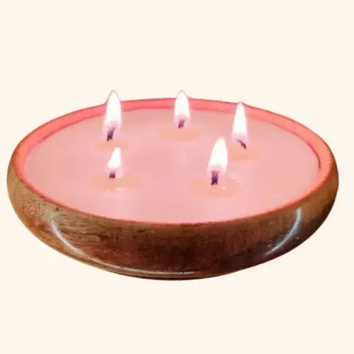 Multi-Wick Wooden URLI Candles 