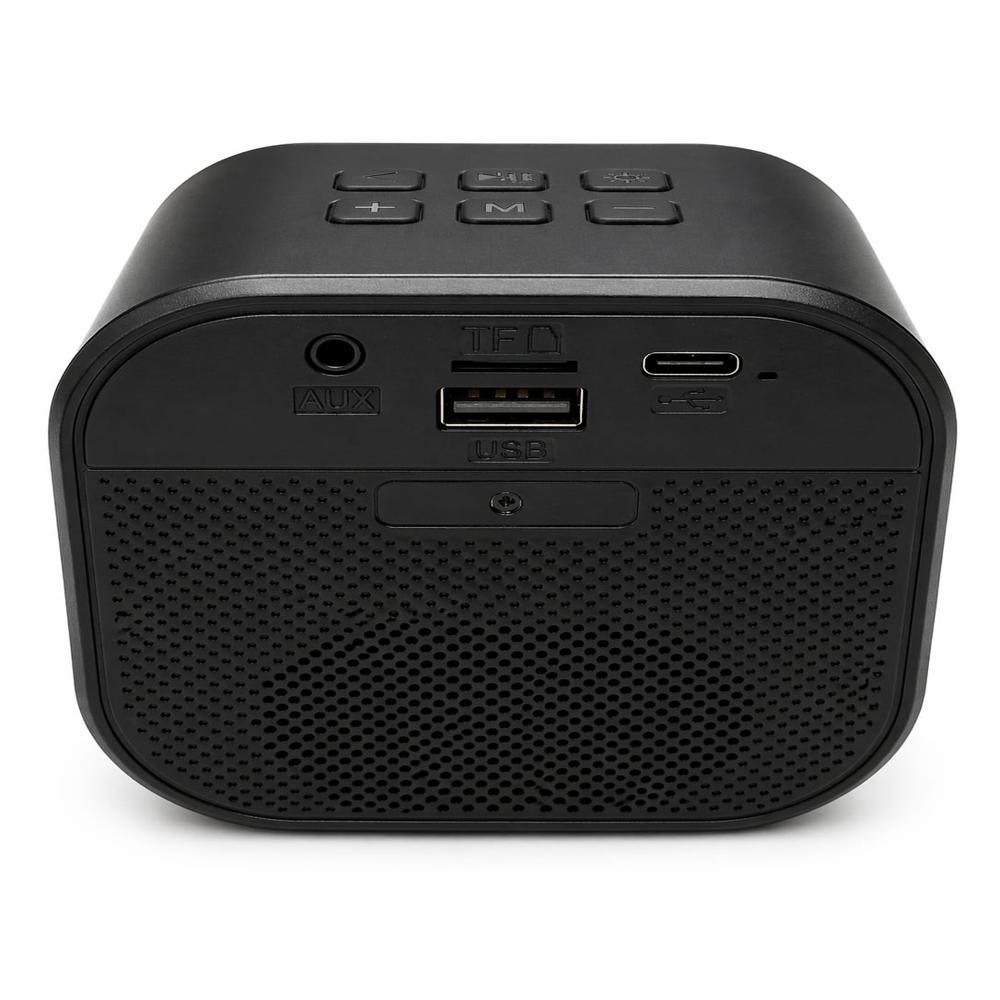 Groove Box Bluetooth Speaker with Wireless Microphone