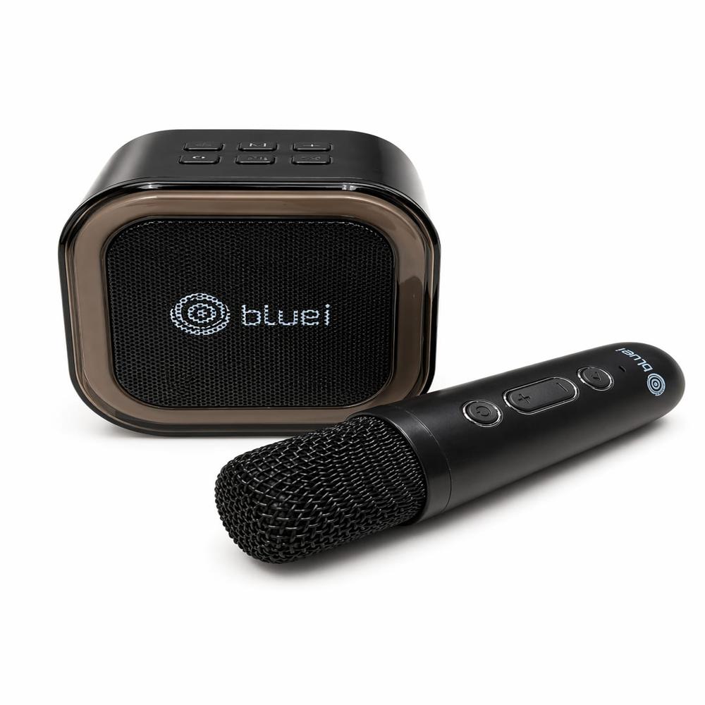 Groove Box Bluetooth Speaker with Wireless Microphone