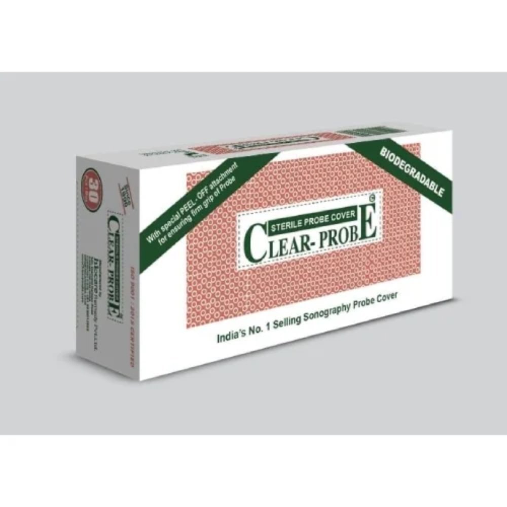 Clear Probe Sterilised Probe Cover (30's Box)