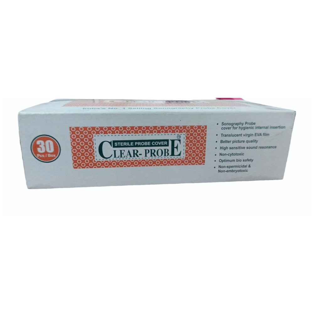 Clear Probe Sterilised Probe Cover (30's Box)
