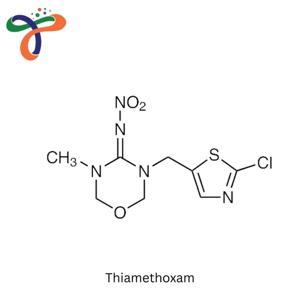 Thiamethoxam (153719-23-4) (C8H10ClN5O3S)