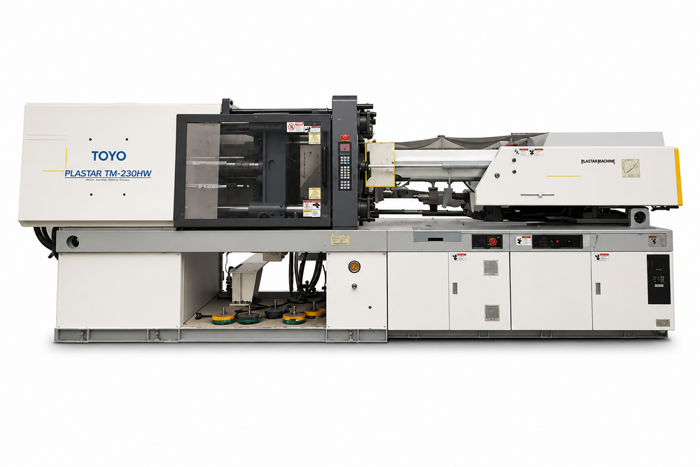Used Toyo -Tm 220 Hw Injection Moulding Machine - Capacity: 495 Cm3