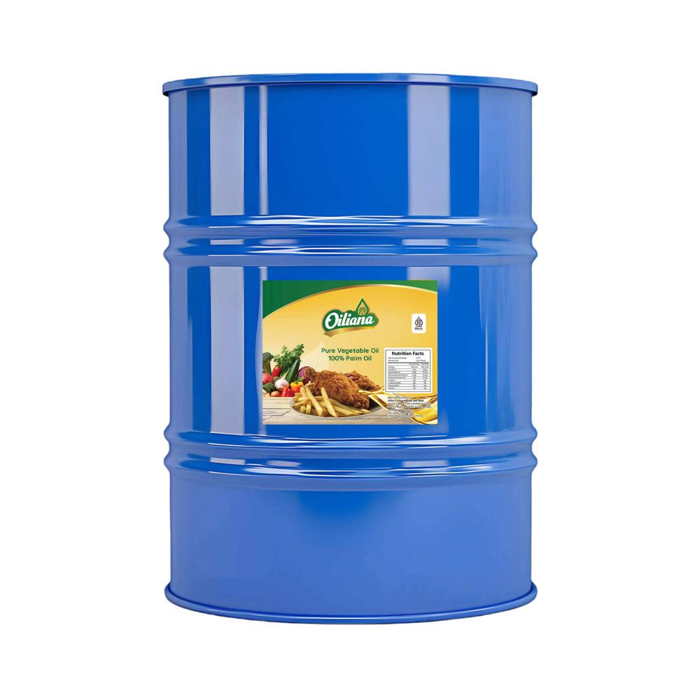 Malaysia Oilina Brand PFAD 210L Tight Head Steel Drum Blue-RBD Palm Stearin Fractionated Oil Best Quality Olein