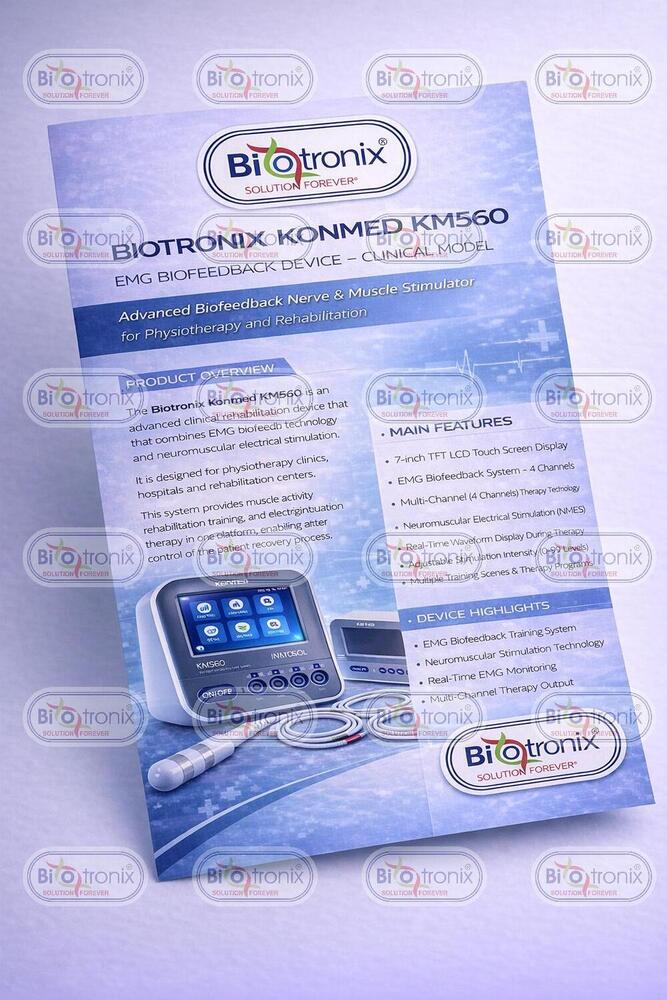 Konmed KM-560 4 Channel Electrotherapy Machine with Biofeedback System