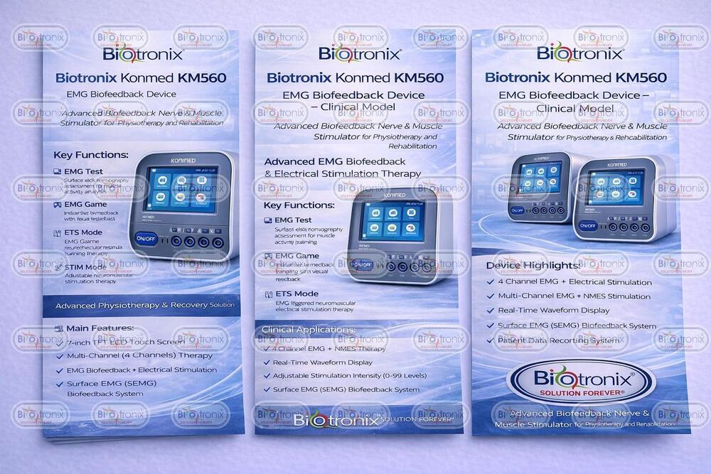 Konmed KM-560 4 Channel Electrotherapy Machine with Biofeedback System