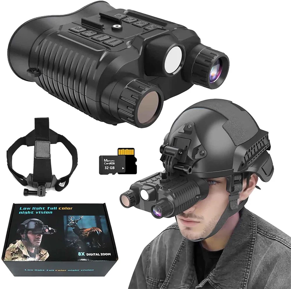 True Sense NV8161 Night Vision Goggles Binoculars Infrared Light Digital Head Mount Hunting, NV8161
