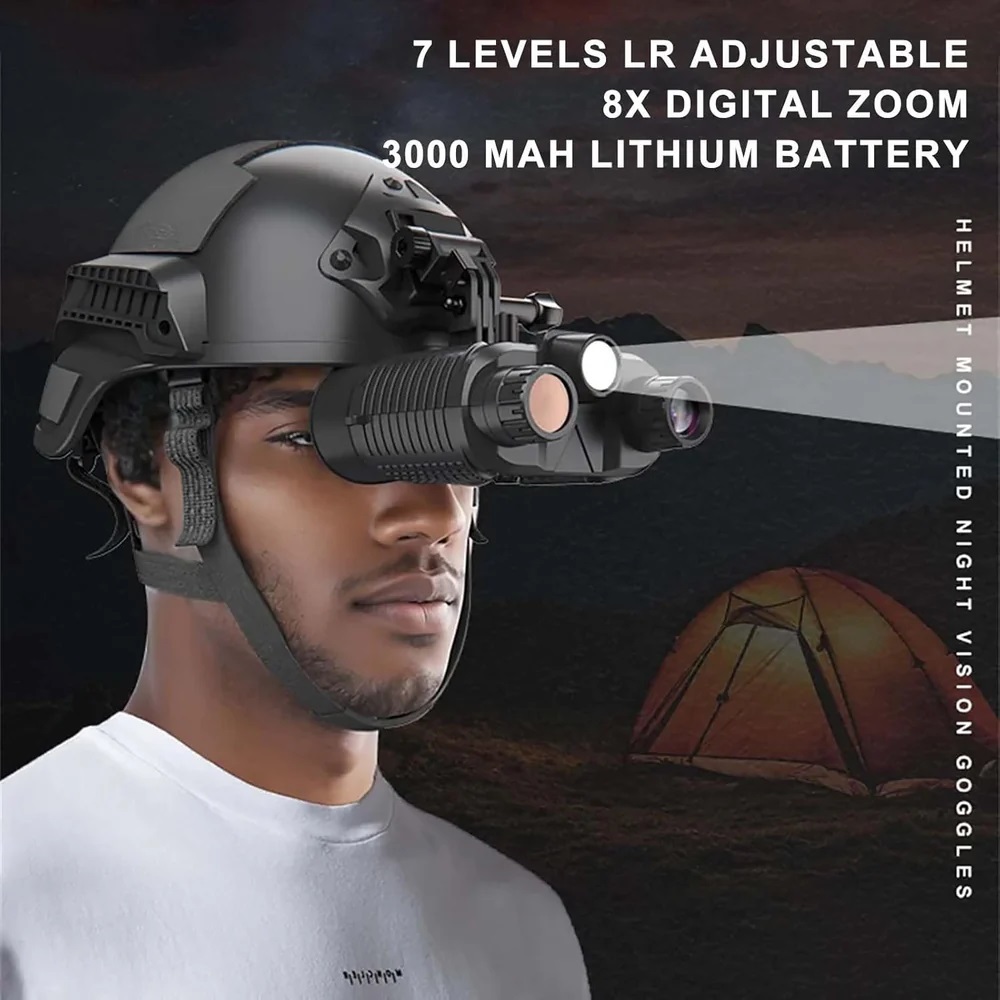 True Sense NV8161 Night Vision Goggles Binoculars Infrared Light Digital Head Mount Hunting, NV8161