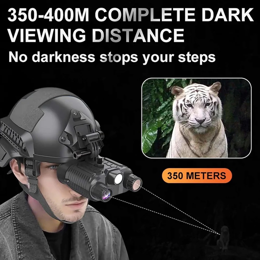 True Sense NV8161 Night Vision Goggles Binoculars Infrared Light Digital Head Mount Hunting, NV8161