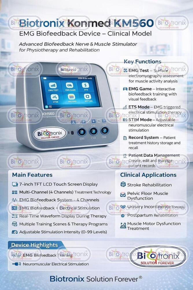 Konmed KM-560 EMG Muscle Activation Device for Physiotherapy Clinics