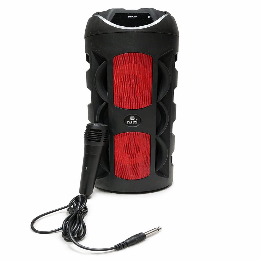 Bass Master Bluetooth Party Speaker with Wired Mic