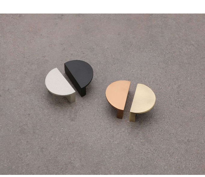 Door Knob - Color: Matt Black
