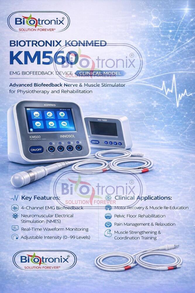 Konmed KM-560 Portable Physiotherapy Device with EMG Biofeedback