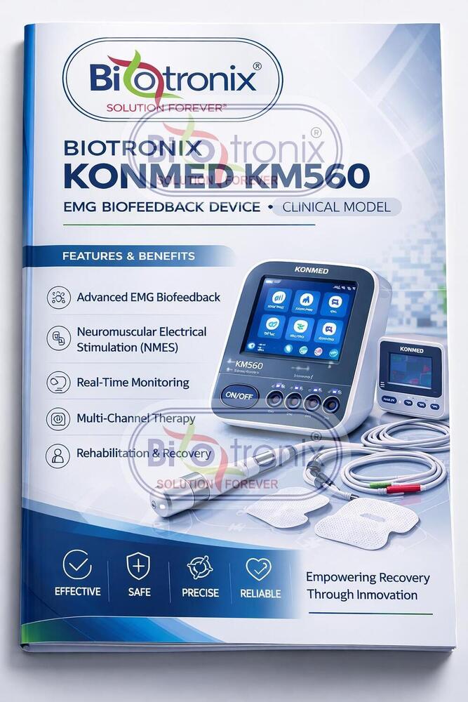 Konmed KM-560 Portable Physiotherapy Device with EMG Biofeedback