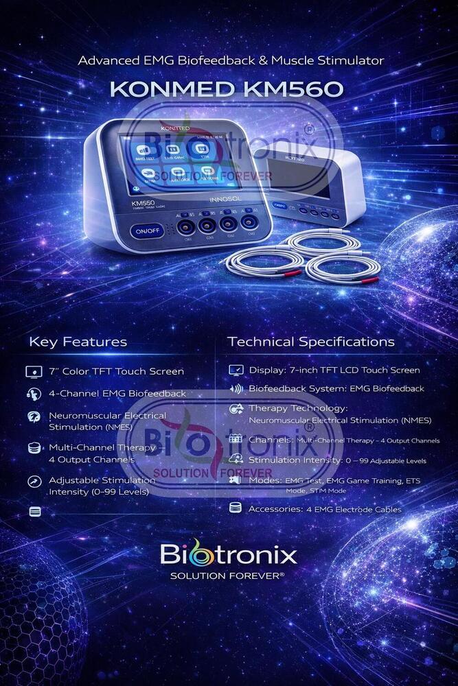 Konmed KM-560 EMG Biofeedback Machine for Neurological Rehabilitation
